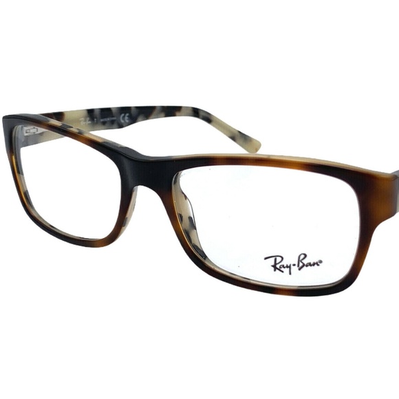 New Ray-Ban Frames Acetate Tortoise Brown RB5268 5676 50-17-135 Unisex Glasses